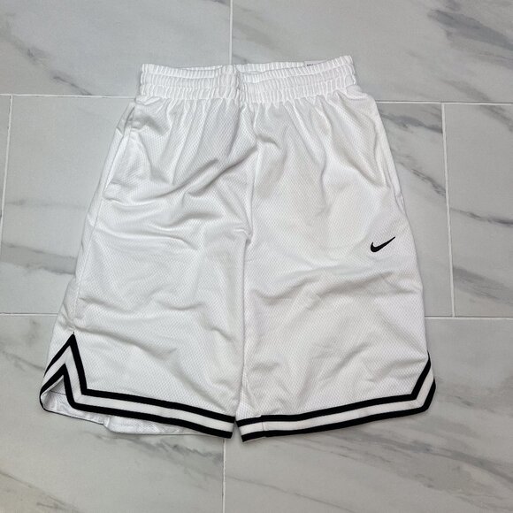 white nike basketball shorts